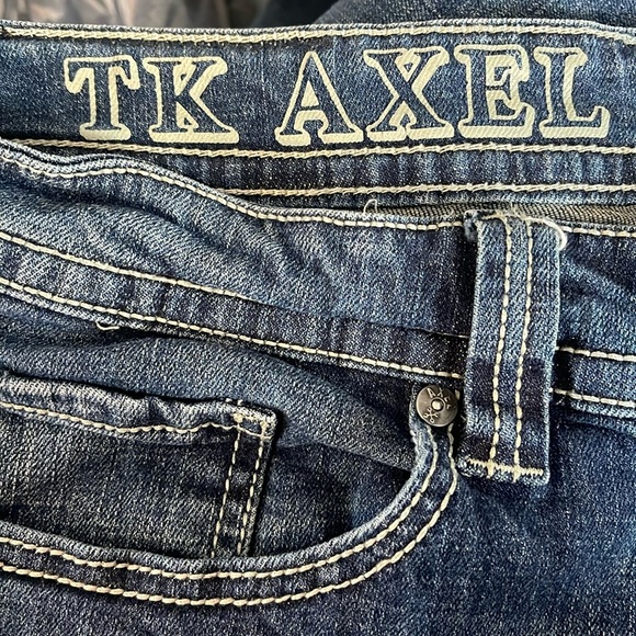 TK Axel Mens Slim Boot Jeans Size 32x30 - Picture 2 of 10